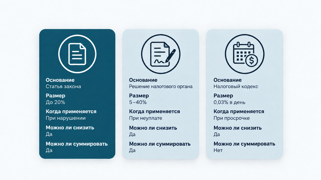 Сравнение механизмов ответственности за долг: проценты по ст. 395 ГК РФ, договорная неустойка и законные проценты по ст. 317.1 ГК РФ