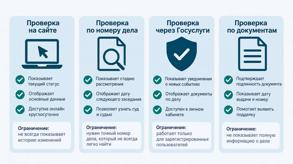 Сравнение четырёх способов проверки налоговой задолженности юридического лица по ИНН